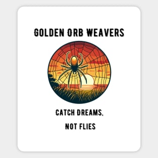 Golden Orb Weaver Magnet